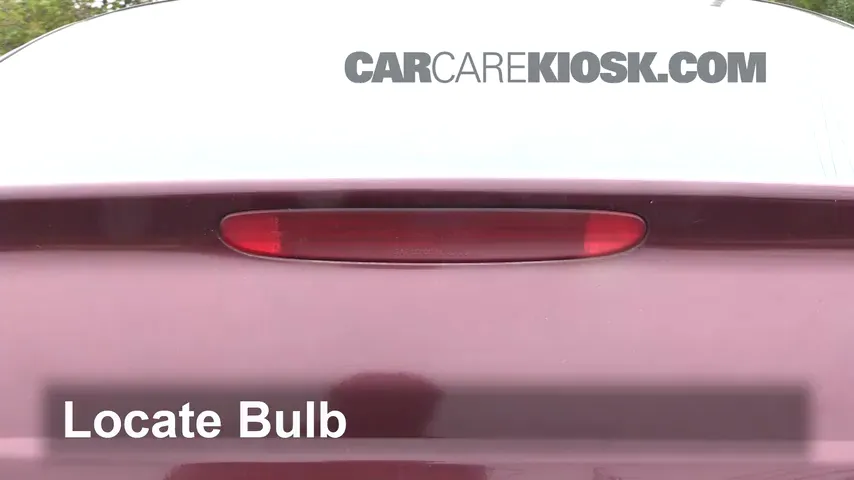 2002 Dodge Neon SE 2.0L 4 Cyl. Luces Luz de freno central (reemplazar foco)